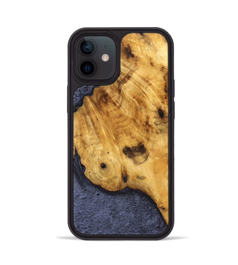 iPhone 12 Wood Phone Case - Green (Wood Burl, 827073)