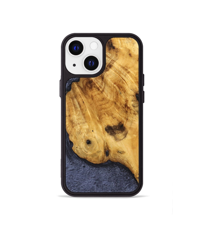 iPhone 13 mini Wood Phone Case - Green (Wood Burl, 827073)