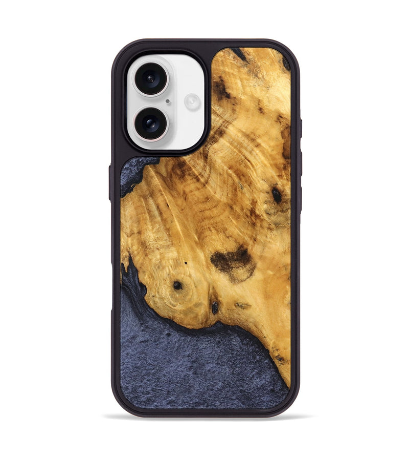 iPhone 17 Wood Phone Case - Green (Wood Burl, 827073)