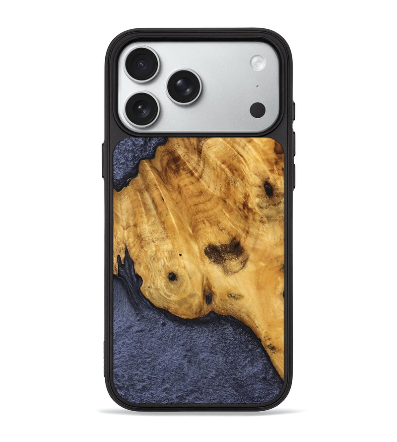 iPhone 18 Pro Max Wood Phone Case - Green (Wood Burl, 827073)
