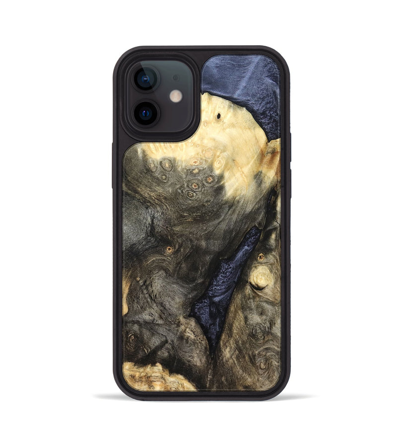 iPhone 12 Wood Phone Case - Violet (Wood Burl, 827077)