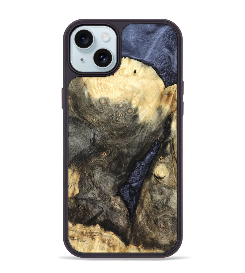iPhone 15 Plus Wood Phone Case - Violet (Wood Burl, 827077)