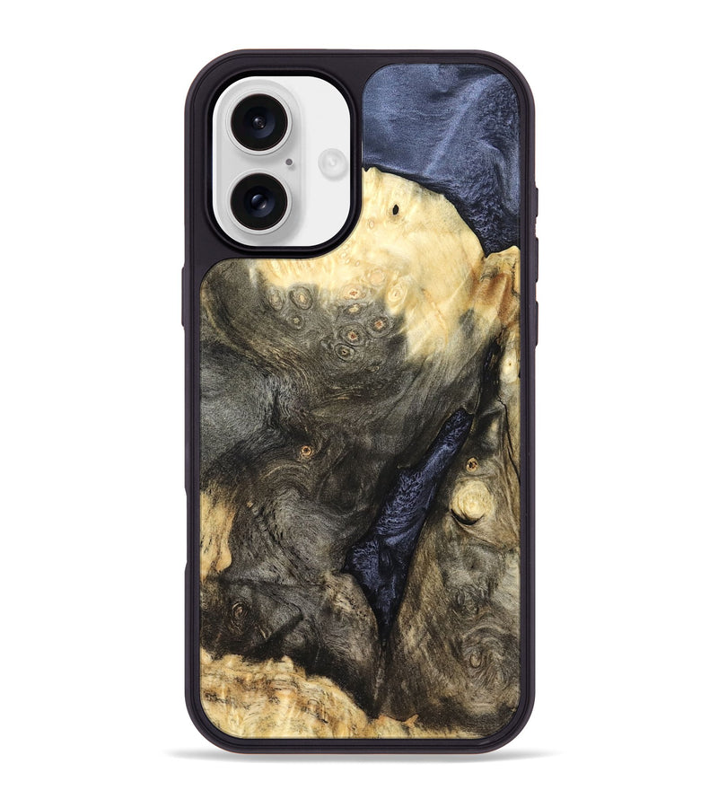 iPhone 16 Plus Wood Phone Case - Violet (Wood Burl, 827077)