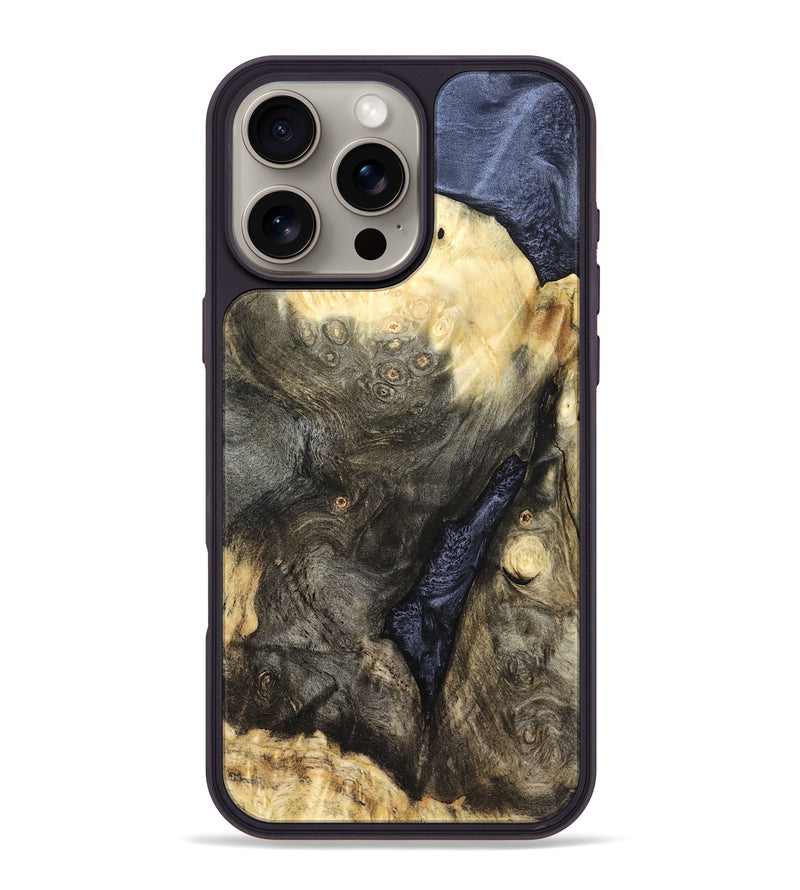 iPhone 16 Pro Max Wood Phone Case - Violet (Wood Burl, 827077)