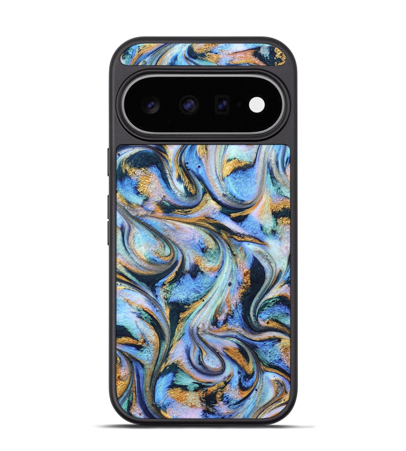 Pixel 11 Pro ResinArt Phone Case - Albin (Teal & Gold, 827085)