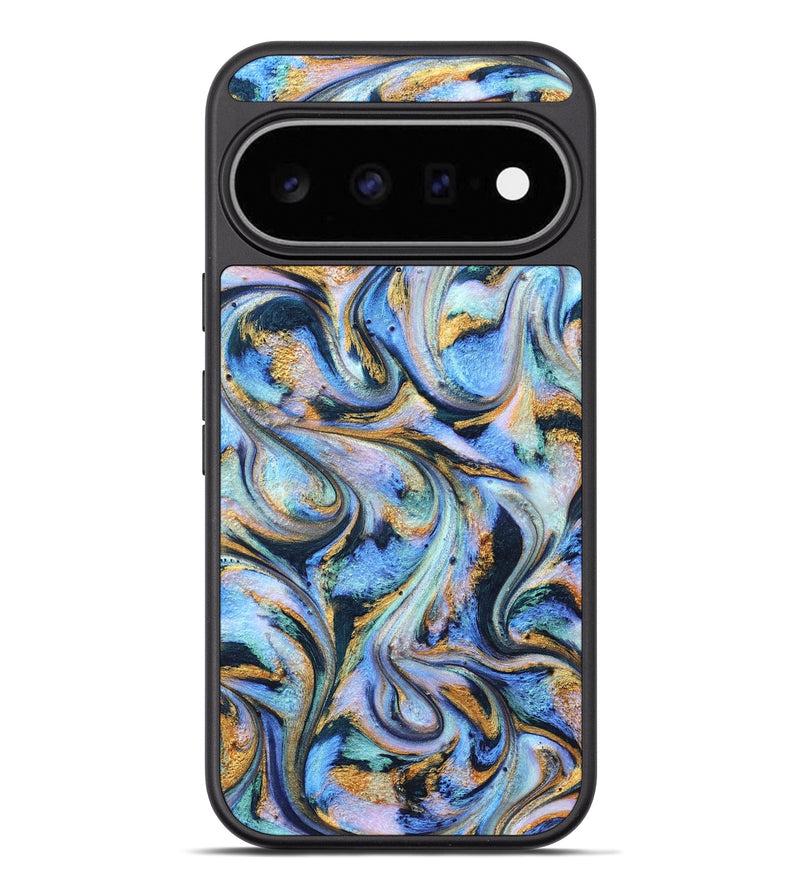 Pixel 11 Pro XL ResinArt Phone Case - Albin (Teal & Gold, 827085)