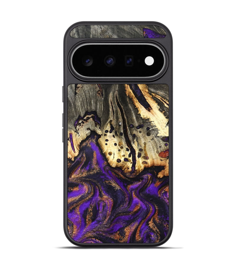 Pixel 11 Pro Wood Phone Case - Adyson (Purple, 827091)
