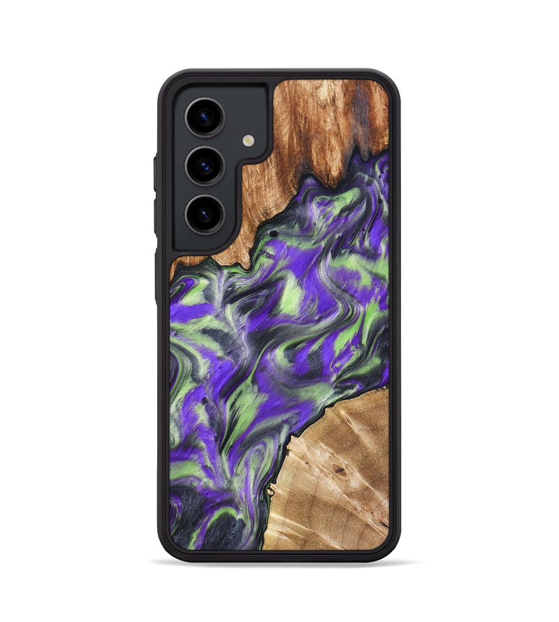 Galaxy S24 Wood Phone Case - Arminta (Purple, 827092)