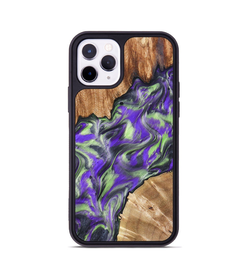 iPhone 11 Pro Wood Phone Case - Arminta (Purple, 827092)