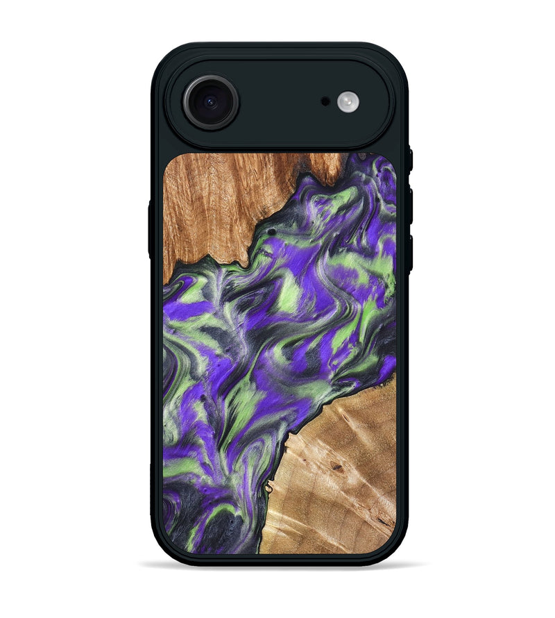 iPhone 17 Air Wood Phone Case - Arminta (Purple, 827092)