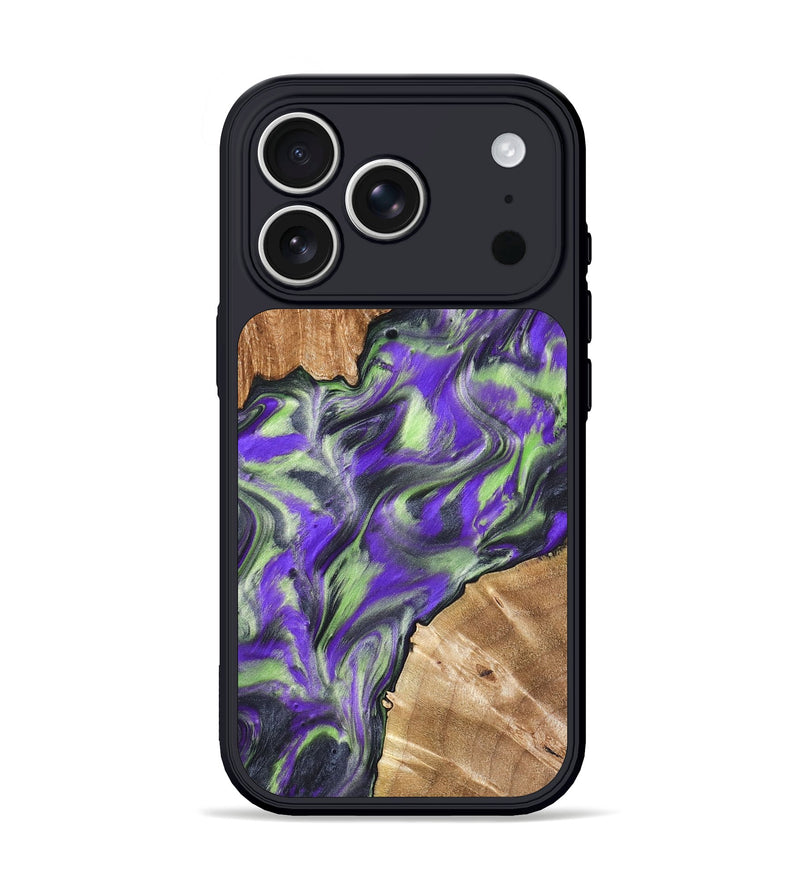 iPhone 17 Pro Wood Phone Case - Arminta (Purple, 827092)