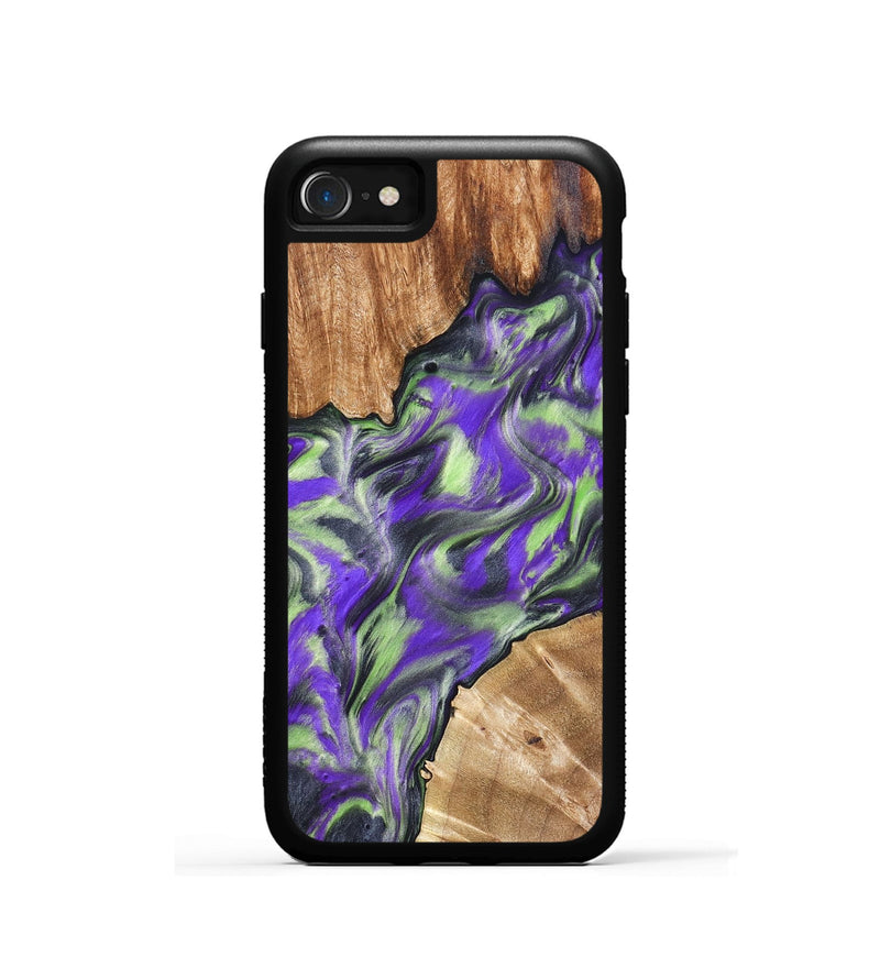 iPhone SE Wood Phone Case - Arminta (Purple, 827092)