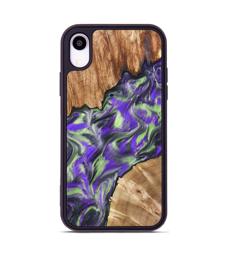 iPhone Xr Wood Phone Case - Arminta (Purple, 827092)