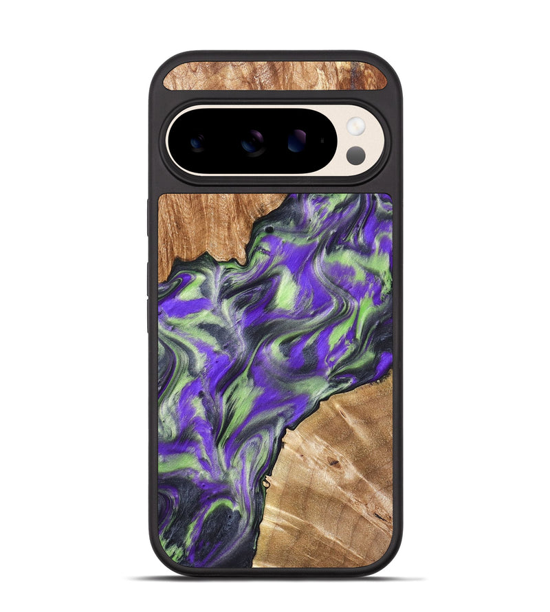 Pixel 10 Wood Phone Case - Arminta (Purple, 827092)
