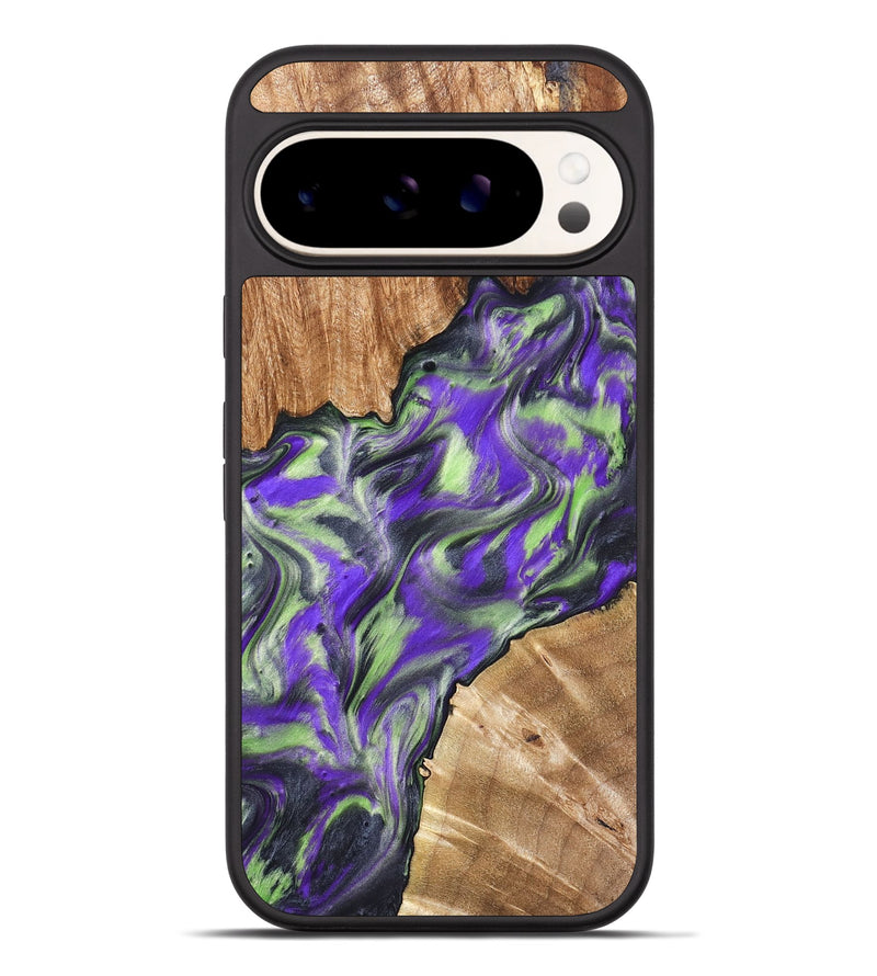 Pixel 9 Pro XL Wood Phone Case - Arminta (Purple, 827092)
