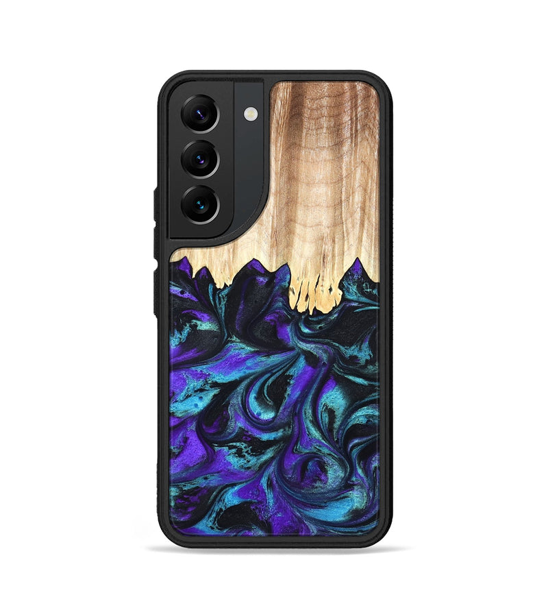 Galaxy S22 Wood Phone Case - Micheal (Purple, 827093)