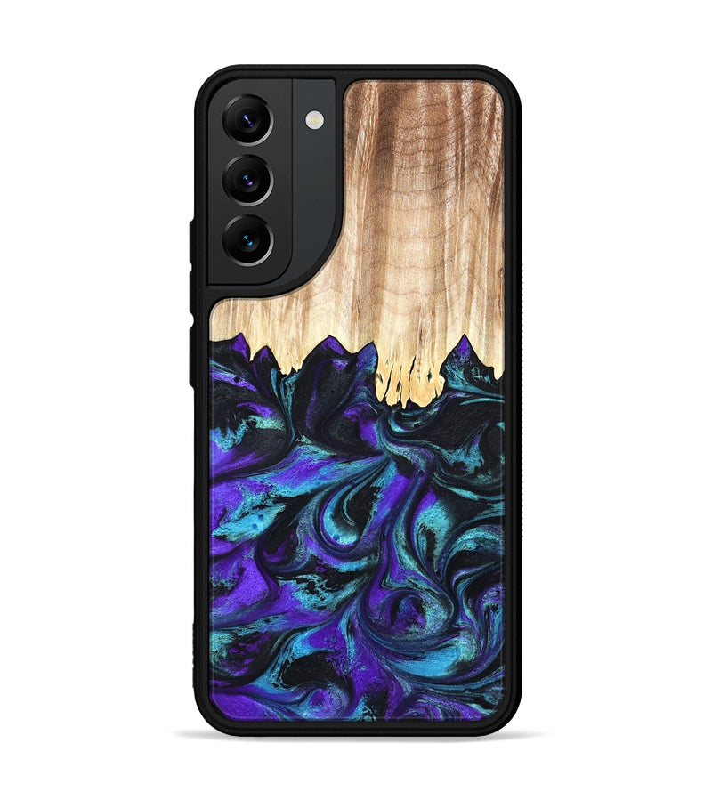 Galaxy S22 Plus Wood Phone Case - Micheal (Purple, 827093)