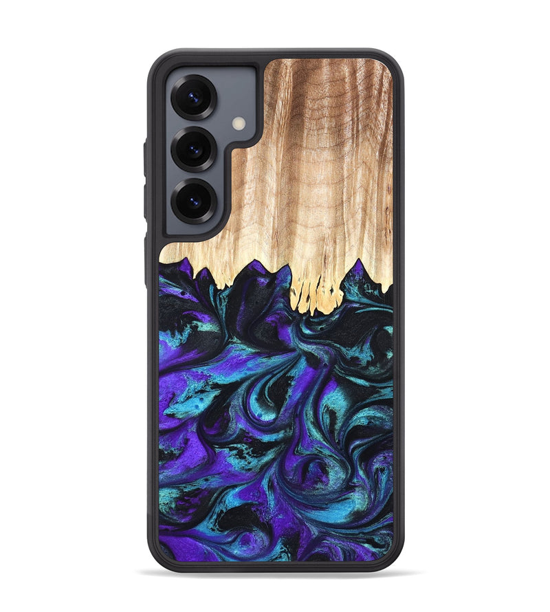 Galaxy S25 Plus Wood Phone Case - Micheal (Purple, 827093)