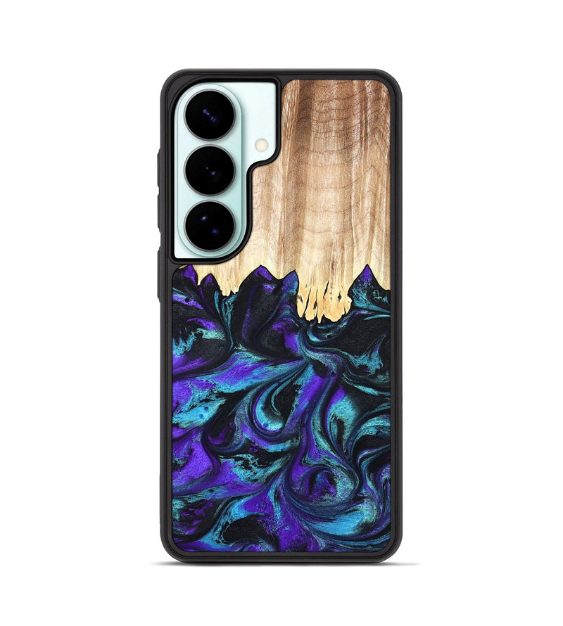 Galaxy S26 Wood Phone Case - Micheal (Purple, 827093)