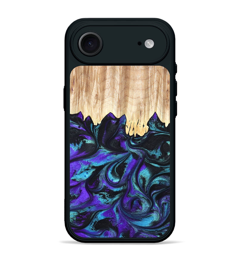 iPhone 17 Air Wood Phone Case - Micheal (Purple, 827093)