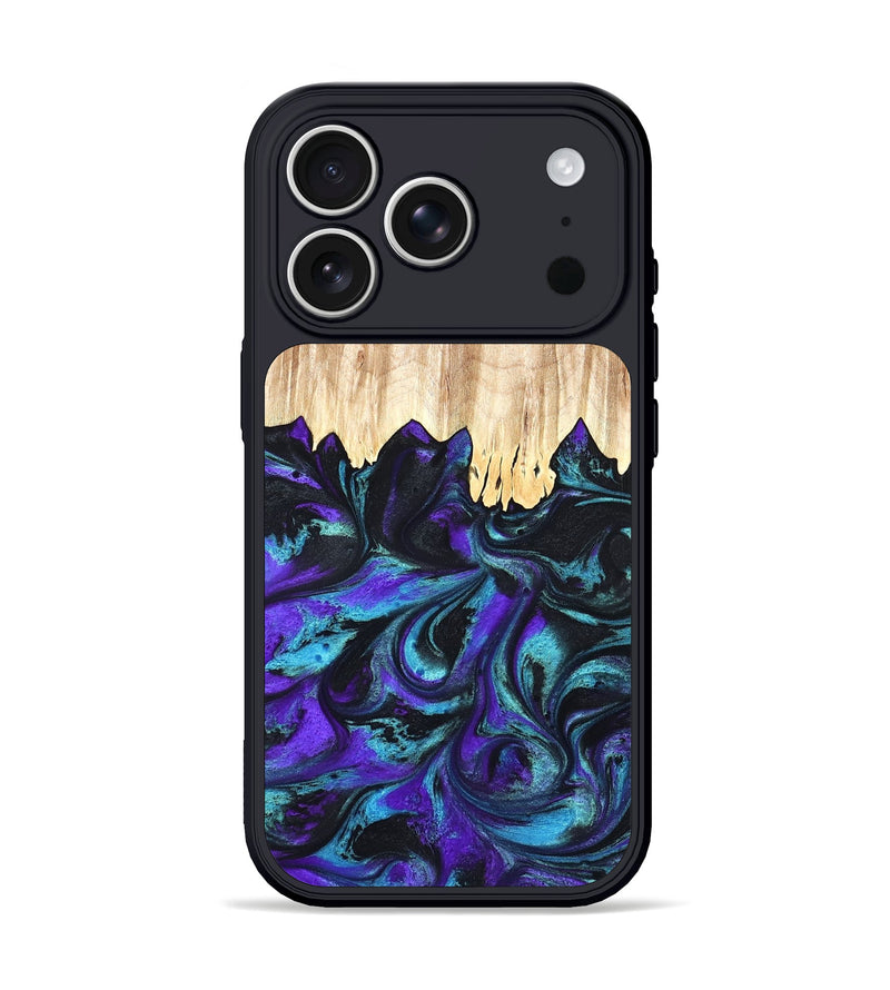 iPhone 17 Pro Wood Phone Case - Micheal (Purple, 827093)
