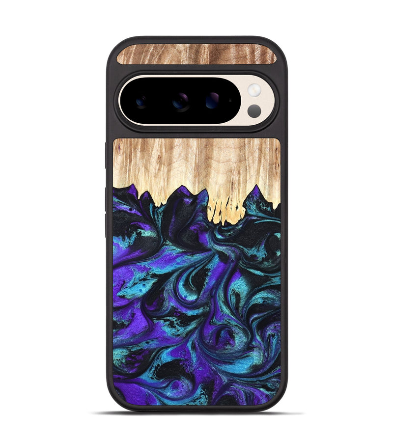 Pixel 10 Wood Phone Case - Micheal (Purple, 827093)