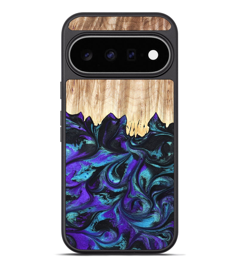 Pixel 11 Pro XL Wood Phone Case - Micheal (Purple, 827093)