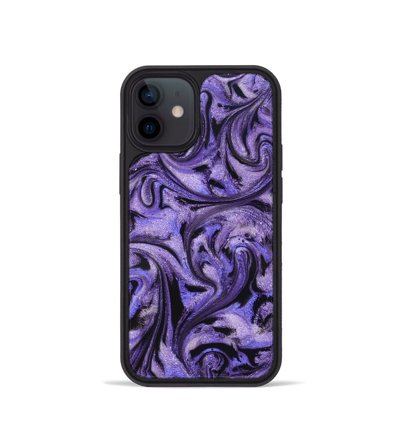 iPhone 12 mini ResinArt Phone Case - Roberta (Purple, 827094)