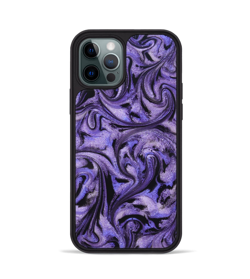 iPhone 12 Pro ResinArt Phone Case - Roberta (Purple, 827094)