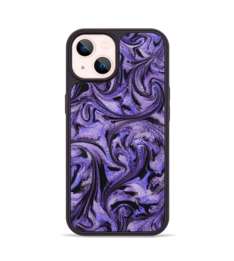 iPhone 14 ResinArt Phone Case - Roberta (Purple, 827094)