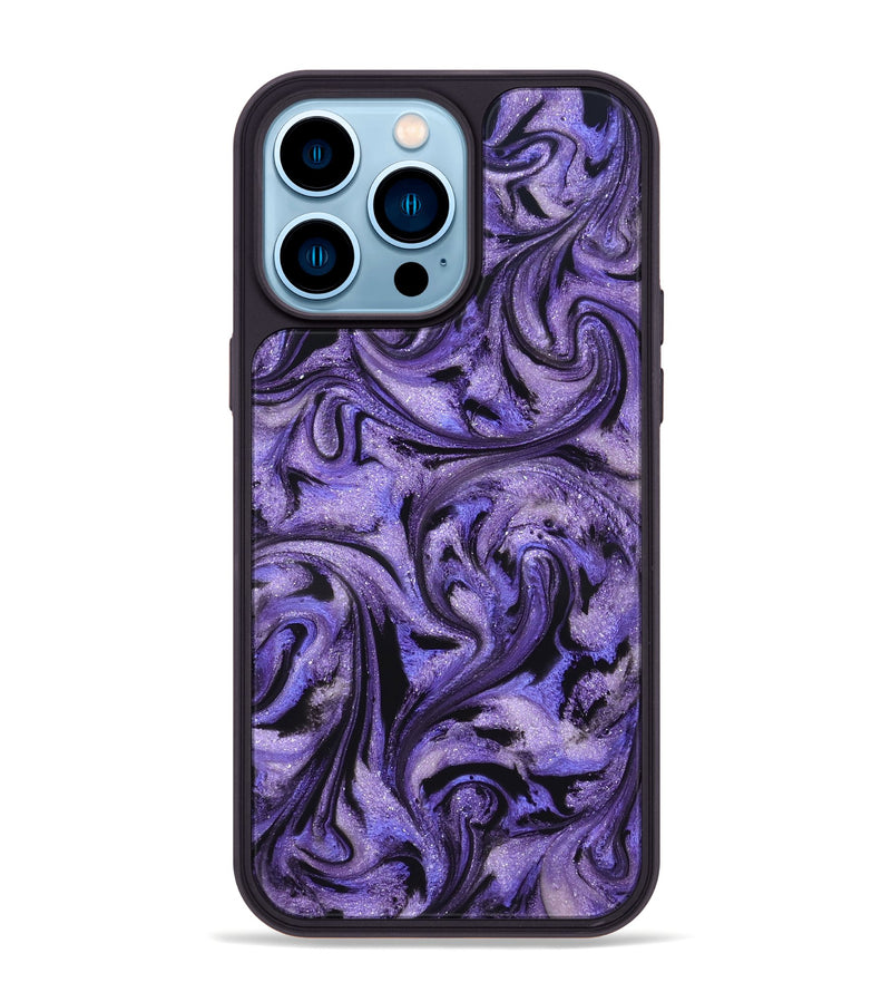 iPhone 14 Pro Max ResinArt Phone Case - Roberta (Purple, 827094)