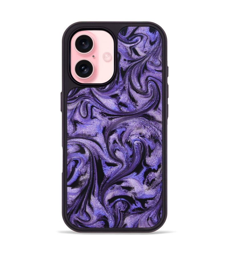 iPhone 16 ResinArt Phone Case - Roberta (Purple, 827094)