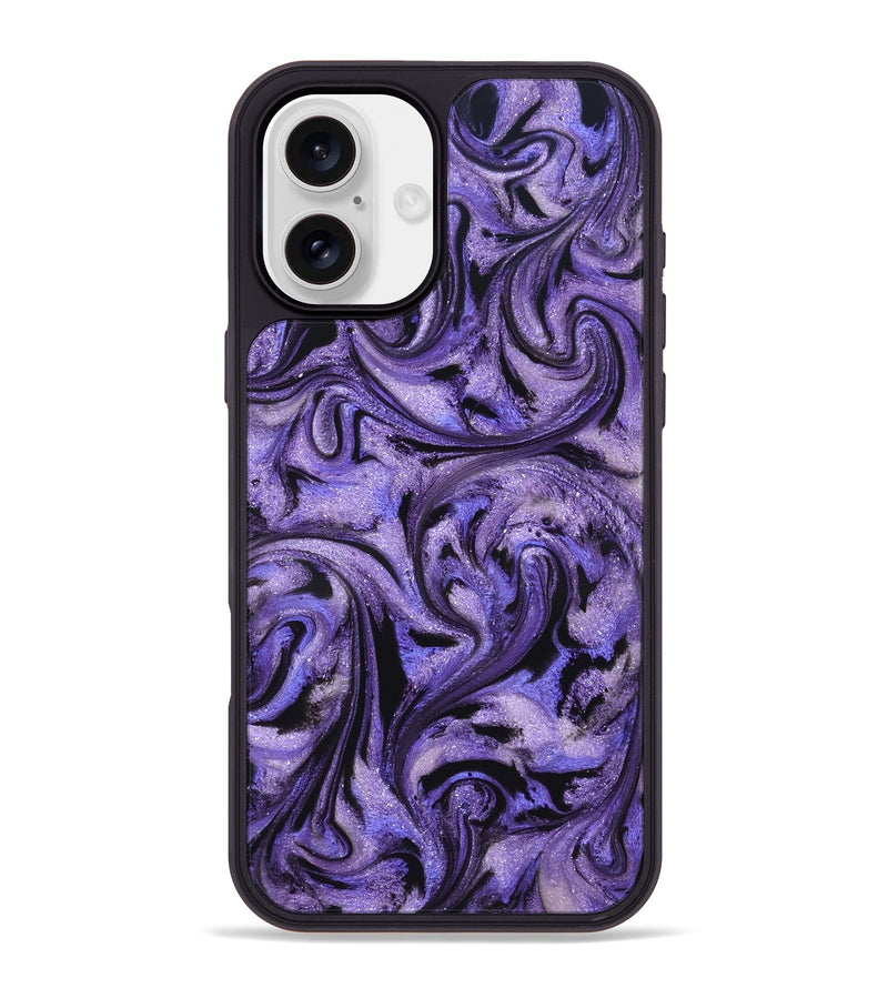 iPhone 16 Plus ResinArt Phone Case - Roberta (Purple, 827094)