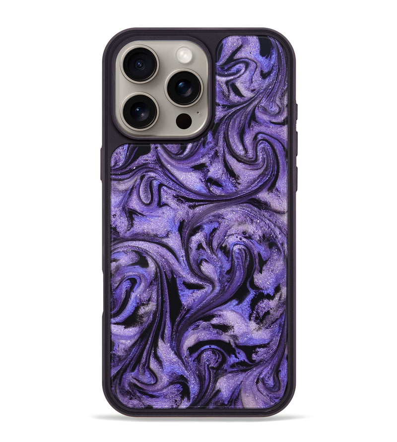 iPhone 16 Pro Max ResinArt Phone Case - Roberta (Purple, 827094)
