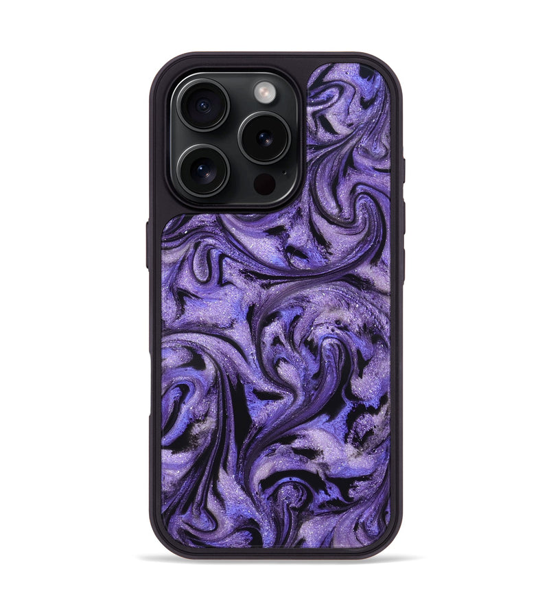 iPhone 16 Pro ResinArt Phone Case - Roberta (Purple, 827094)