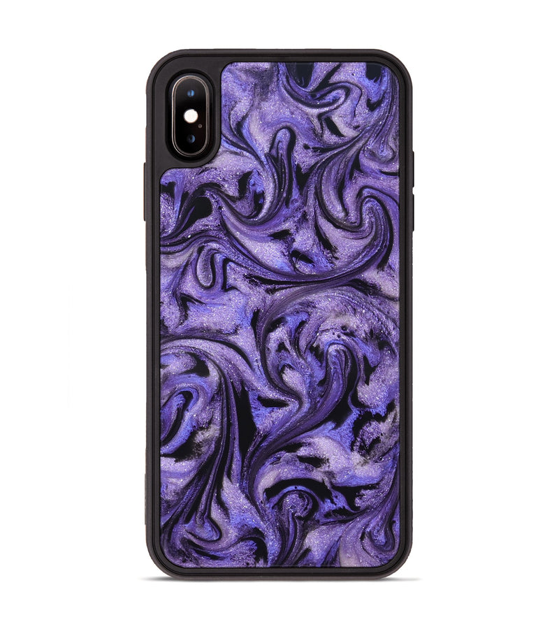iPhone Xs Max ResinArt Phone Case - Roberta (Purple, 827094)