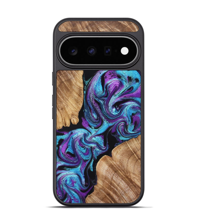 Pixel 11 Pro Wood Phone Case - Lucinda (Purple, 827095)