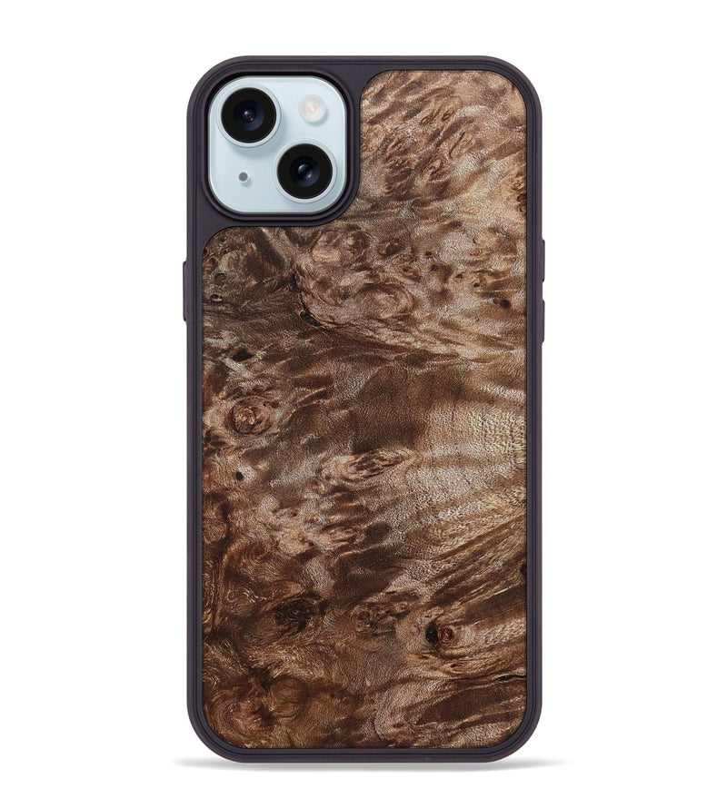iPhone 15 Plus Wood Phone Case - Azriel (Wood Burl, 827096)