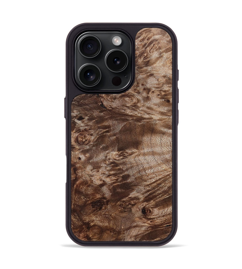iPhone 16 Pro Wood Phone Case - Azriel (Wood Burl, 827096)