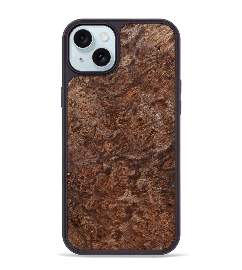 iPhone 15 Plus Wood Phone Case - Cash (Wood Burl, 827099)