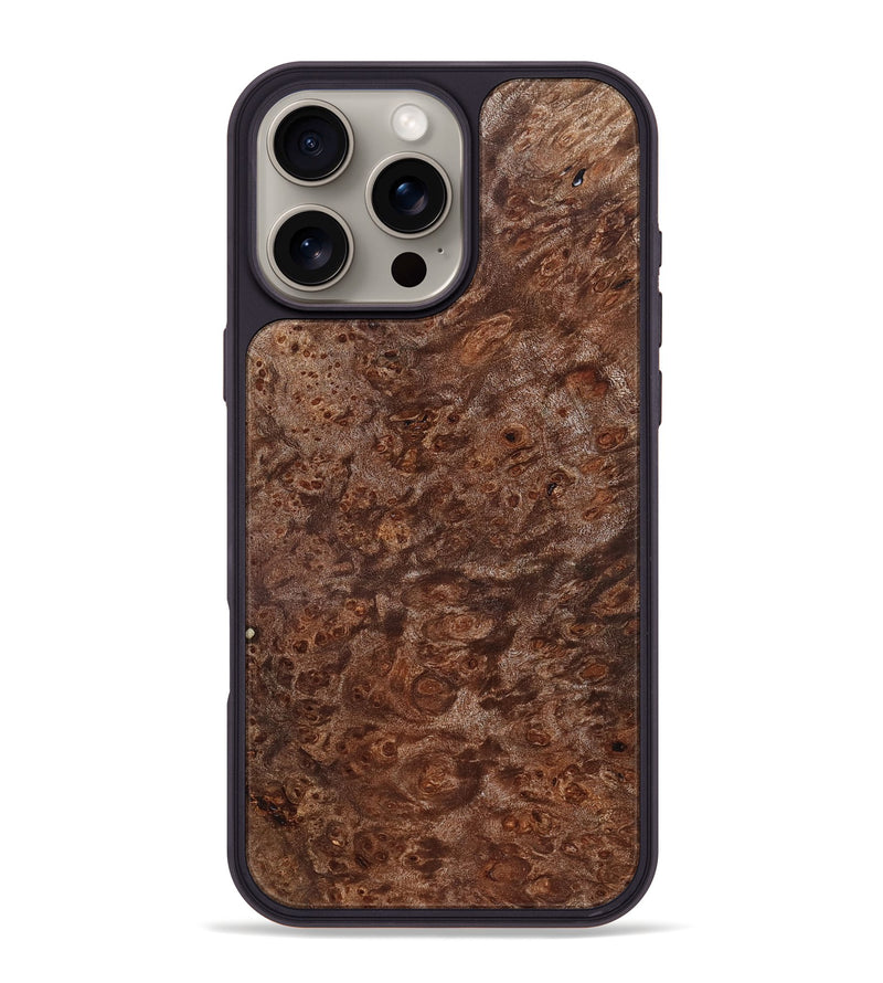 iPhone 16 Pro Max Wood Phone Case - Cash (Wood Burl, 827099)
