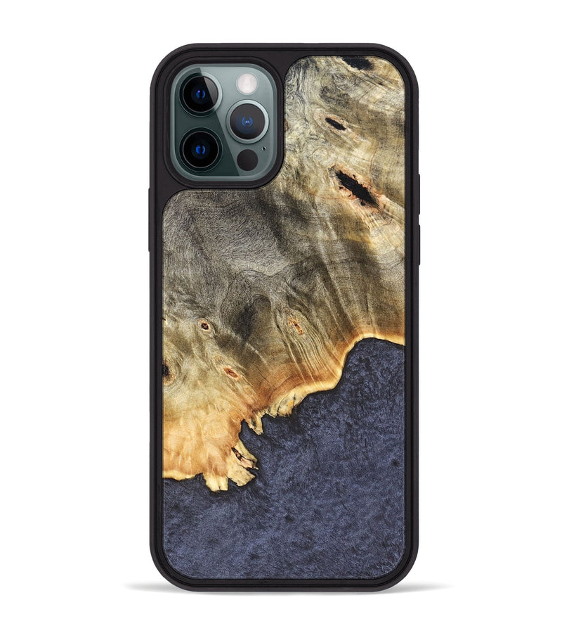 iPhone 12 Pro Max Wood Phone Case - Ted (Wood Burl, 827102)