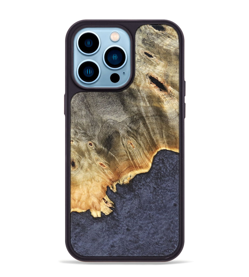 iPhone 14 Pro Max Wood Phone Case - Ted (Wood Burl, 827102)