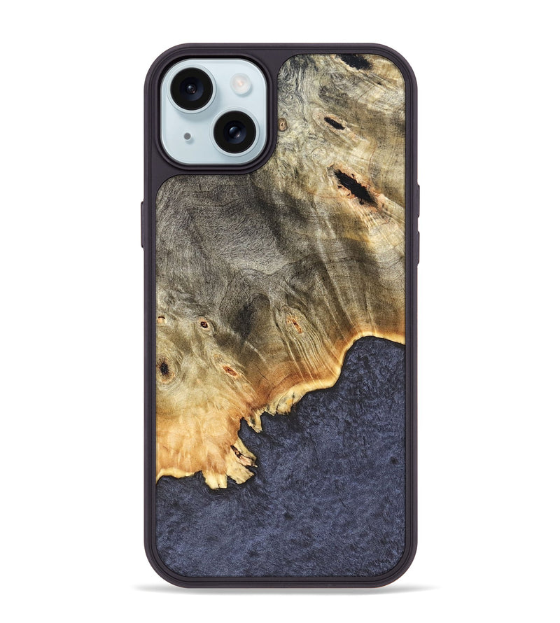 iPhone 15 Plus Wood Phone Case - Ted (Wood Burl, 827102)