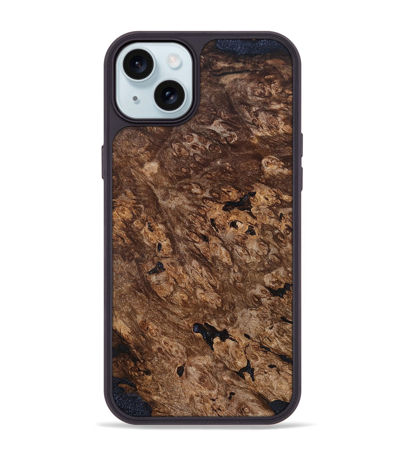 iPhone 15 Plus Wood Phone Case - Staci (Wood Burl, 827103)