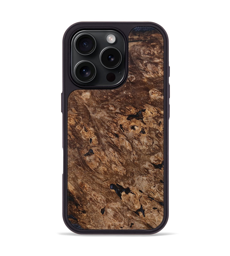 iPhone 16 Pro Wood Phone Case - Staci (Wood Burl, 827103)