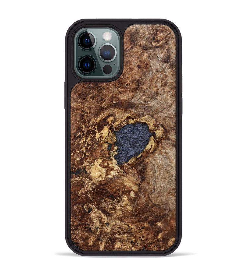 iPhone 12 Pro Max Wood Phone Case - Lila (Wood Burl, 827106)