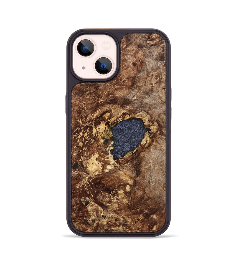 iPhone 14 Wood Phone Case - Lila (Wood Burl, 827106)