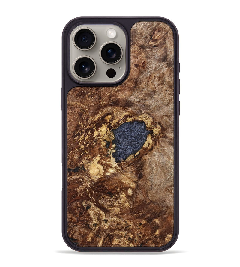 iPhone 16 Pro Max Wood Phone Case - Lila (Wood Burl, 827106)