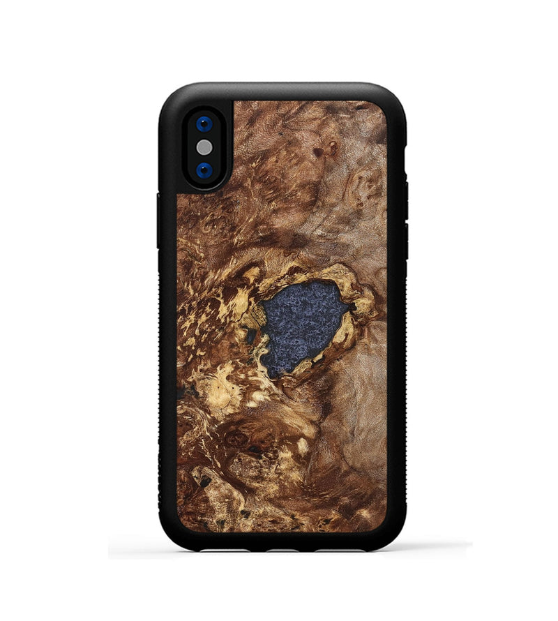 iPhone Xs Wood Phone Case - Lila (Wood Burl, 827106)
